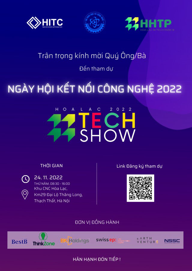 Thư mời tham dự sự kiện kết nối công nghệ 2022 